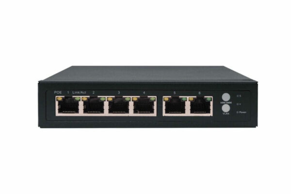 4+2 CH POE SWITCH